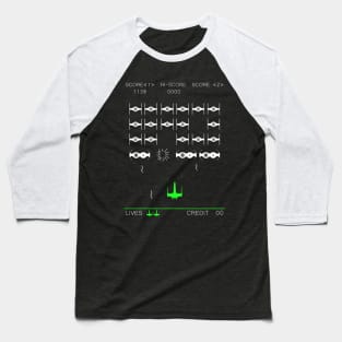 Space Invaders Mashup - Retro Shirt Baseball T-Shirt